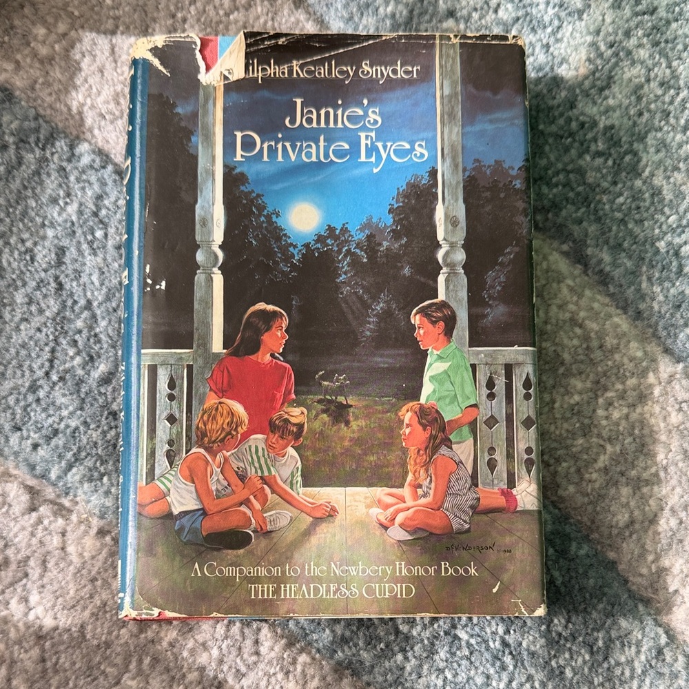 Janie's Private Eyes Hardcover Book